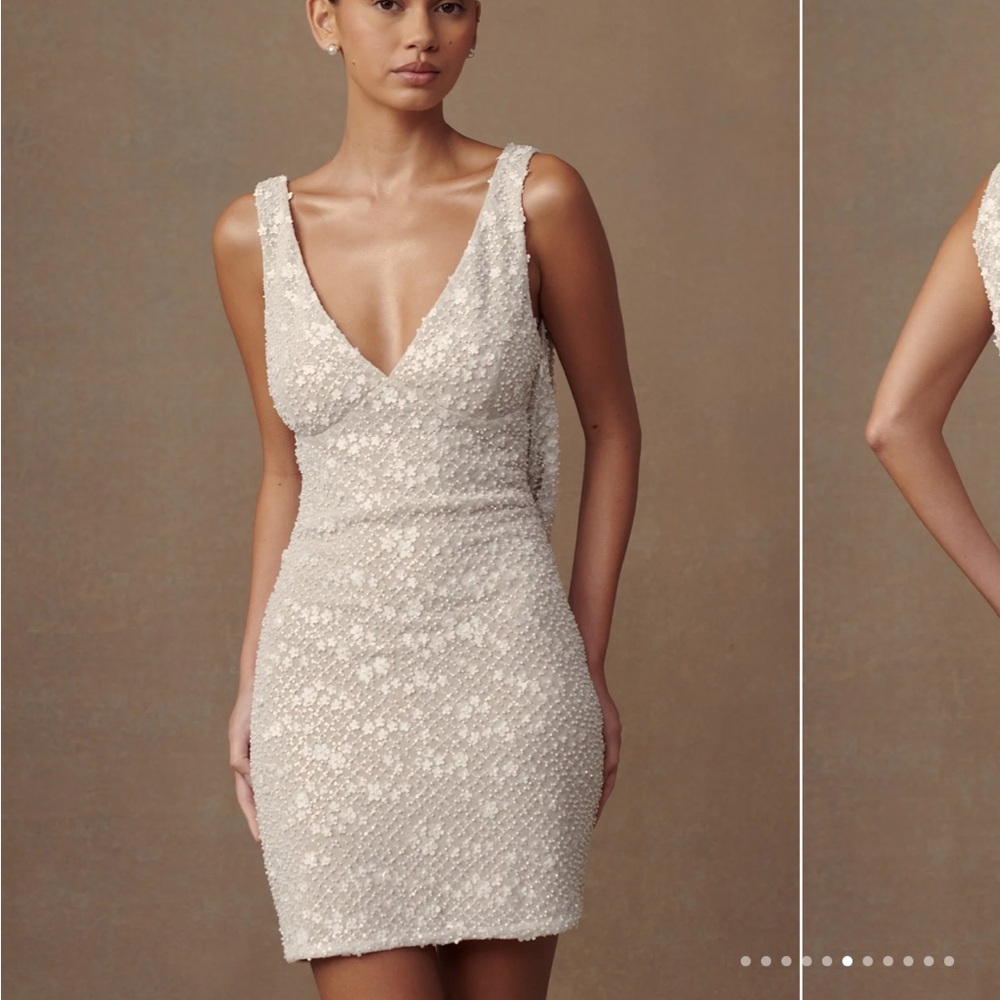 meshki LOUANNE Daisy Beaded dress